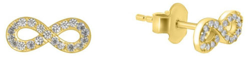 Brilio Náušnice zo žltého zlata nekonečno GOLD050_AU_Y