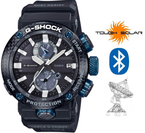 Casio G-Shock GWR-B1000-1A1ER Gravitymaster Bluetooth Solar Carbon Core Guard (634)