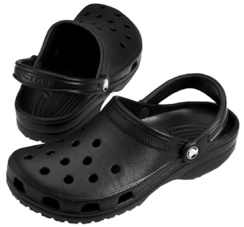 Crocs Čierne šľapky Classic Black 10001-001-M10W12 42-43
