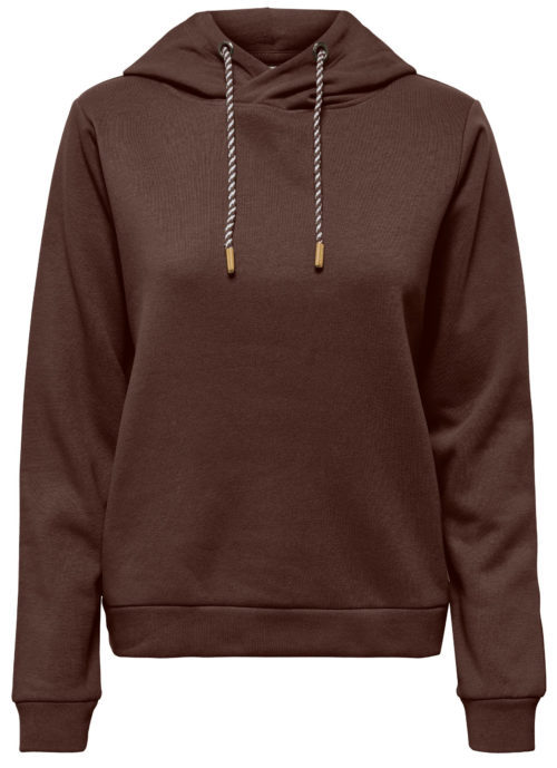 Jacqueline de Yong Dámska mikina JDYKANGA Regular Fit 15266085 Brown Stone M