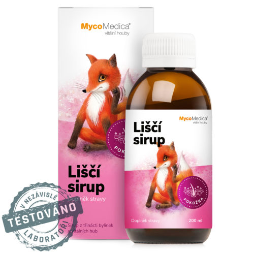 MycoMedica Líščí sirup 200 ml + pastelky ZD ARMA