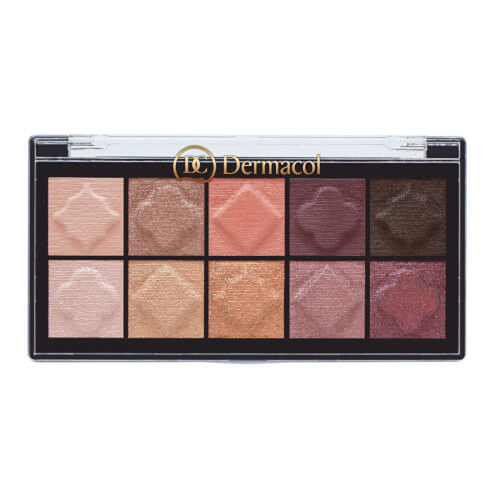 Dermacol Paletka matných a perleťových očných tieňov (Matt & Pearl Eyeshadow Palette) 7 g 2