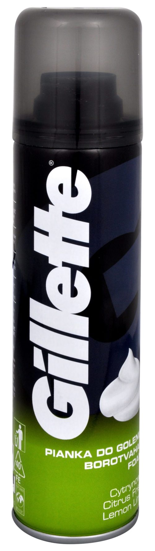 Gillette Citrusová pena na holenie (Lemon Lime) 200 ml
