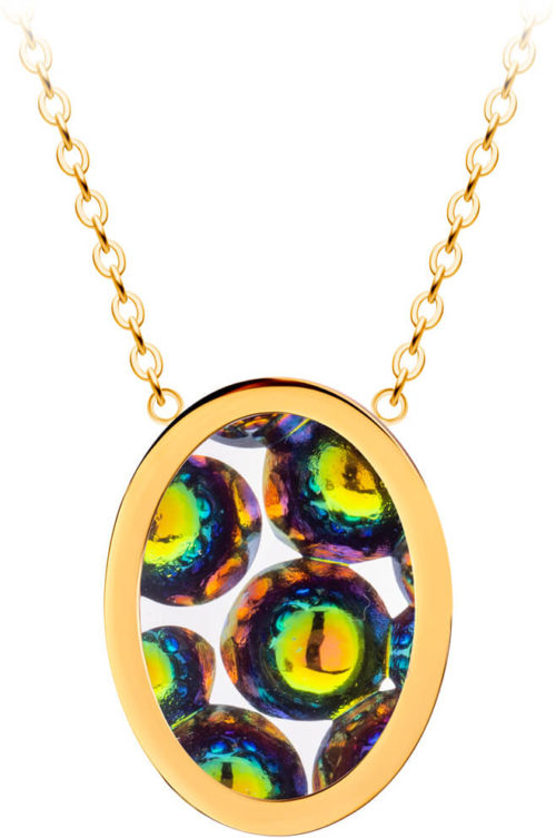 Preciosa Oceľový náhrdelník s trblietavým príveskom Idared 7361Y41