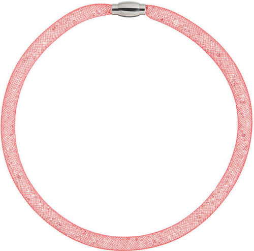Preciosa Trblietavý náhrdelník Scarlette červený 7250 57